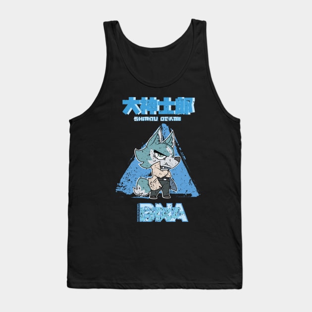 BRAND NEW ANIMAL (BNA): SHIROU OGAMI CHIBI (GRUNGE STYLE) Tank Top by FunGangStore